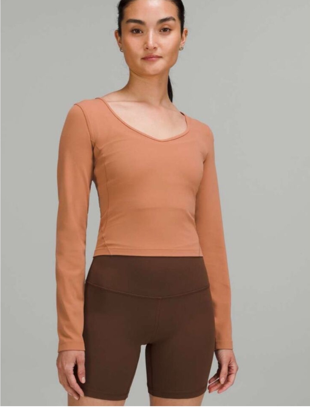 Lululemon Align Long Sleeve Shirt - Size 4, Size 6 - Dusty Clay
